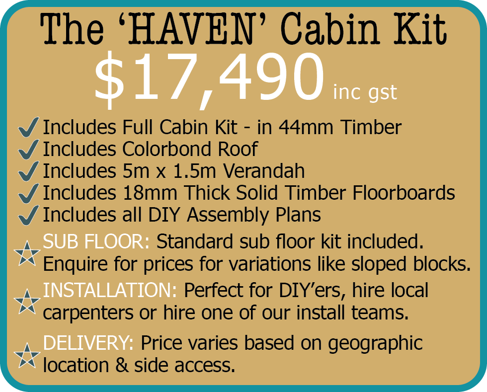 Cabinlife Haven Cabin Price March 22